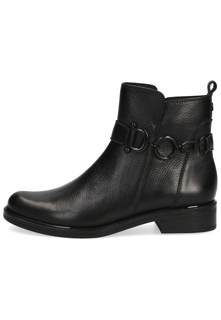 Stiefeletten Caprice Stiefelette Leder Schwarz