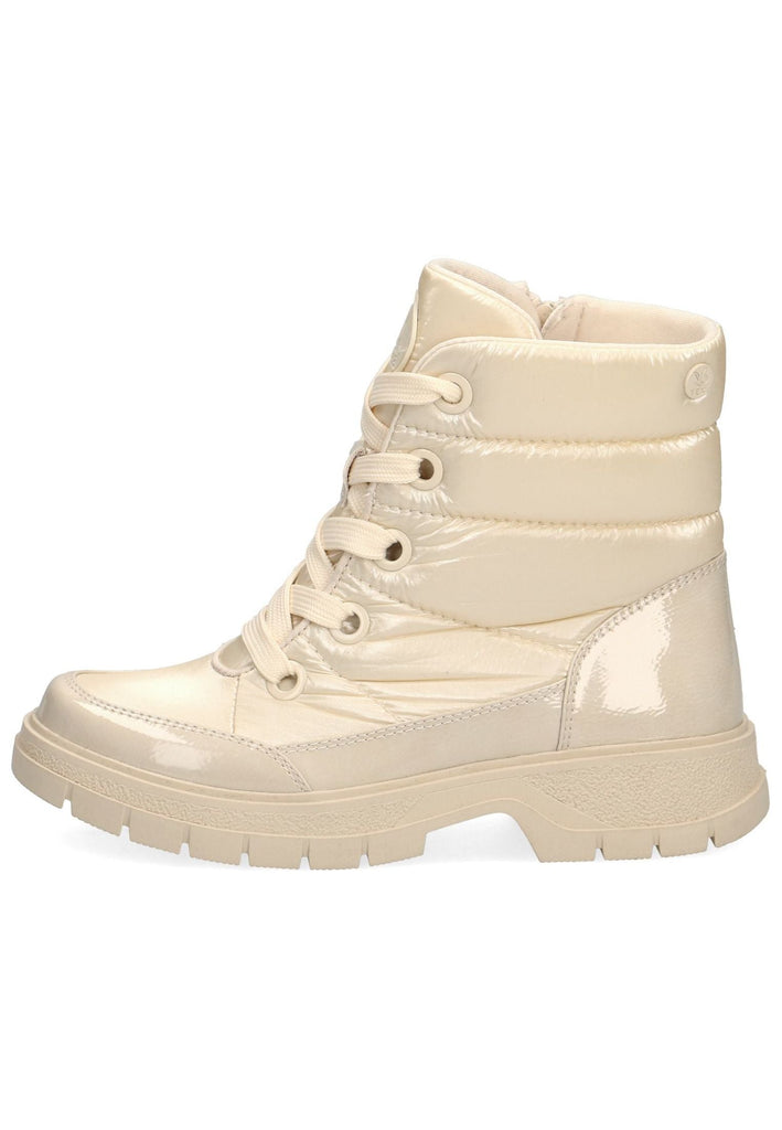 Stiefeletten Caprice Stiefelette Lederimitat Beige