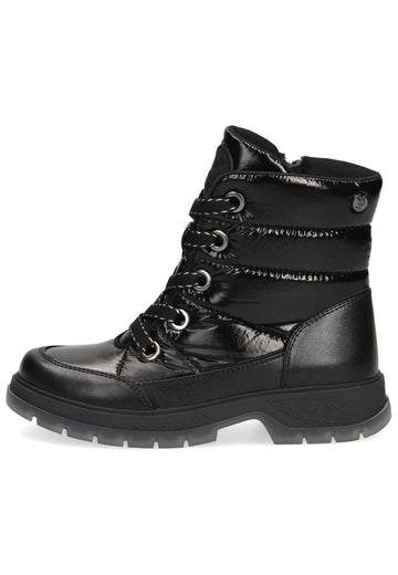 Stiefeletten Caprice Stiefelette Lederimitat Schwarz