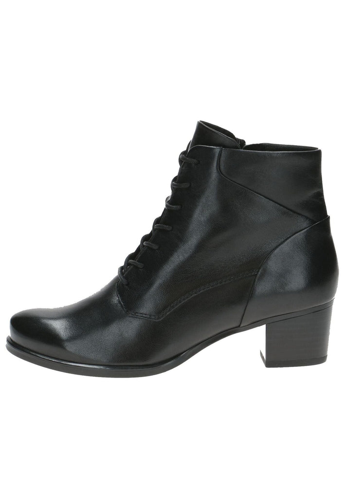 Stiefeletten Caprice Stiefelette Nappaleder Schwarz