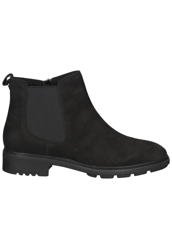 Stiefeletten Caprice Stiefelette Nubukleder black nubuk