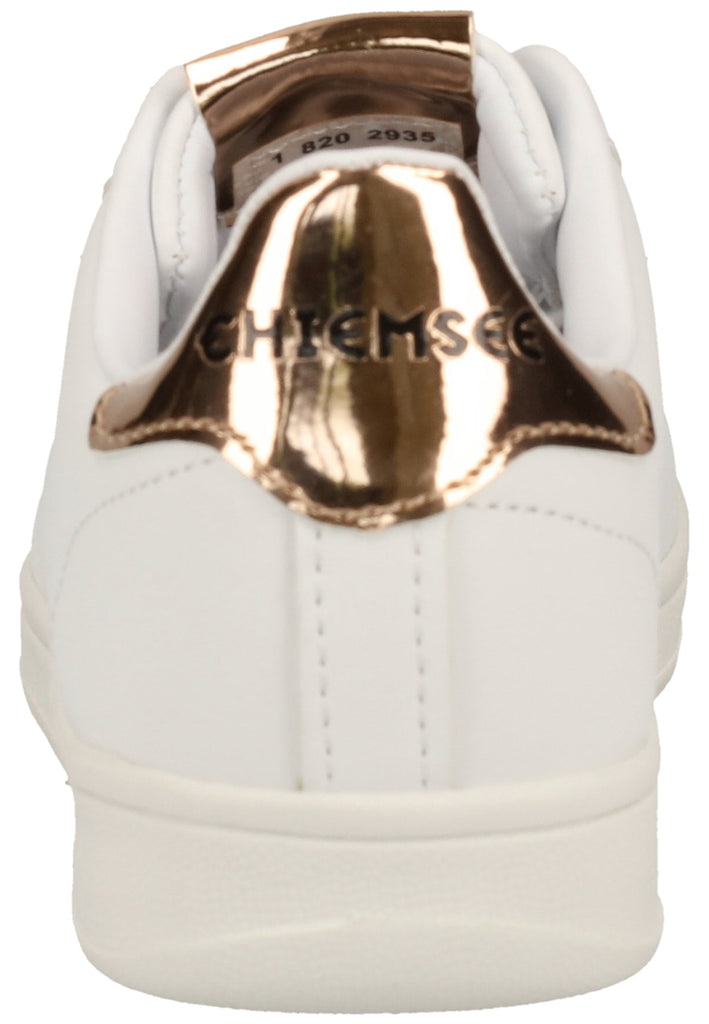 Chiemsee Sneaker Lederimitat Weiß/Bronze