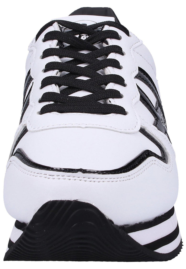 Chiemsee Sneaker Lederimitat Weiß/Schwarz