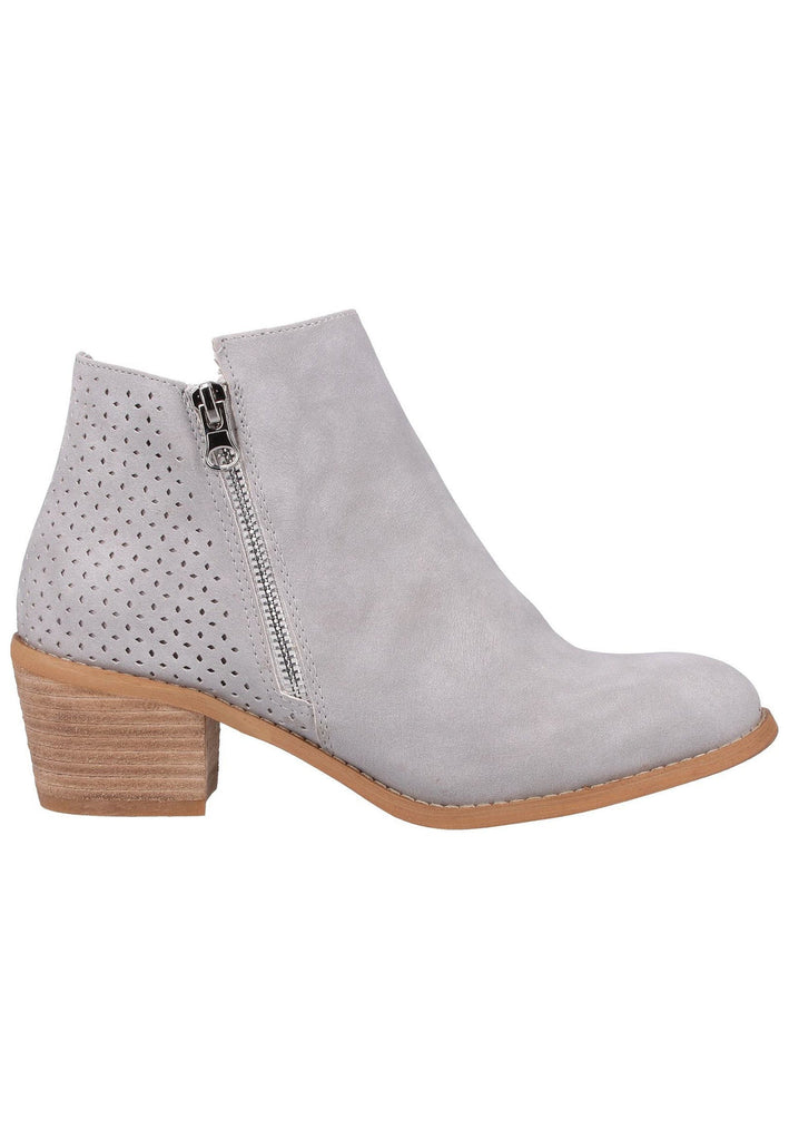 Chiemsee Stiefelette Lederimitat Grau