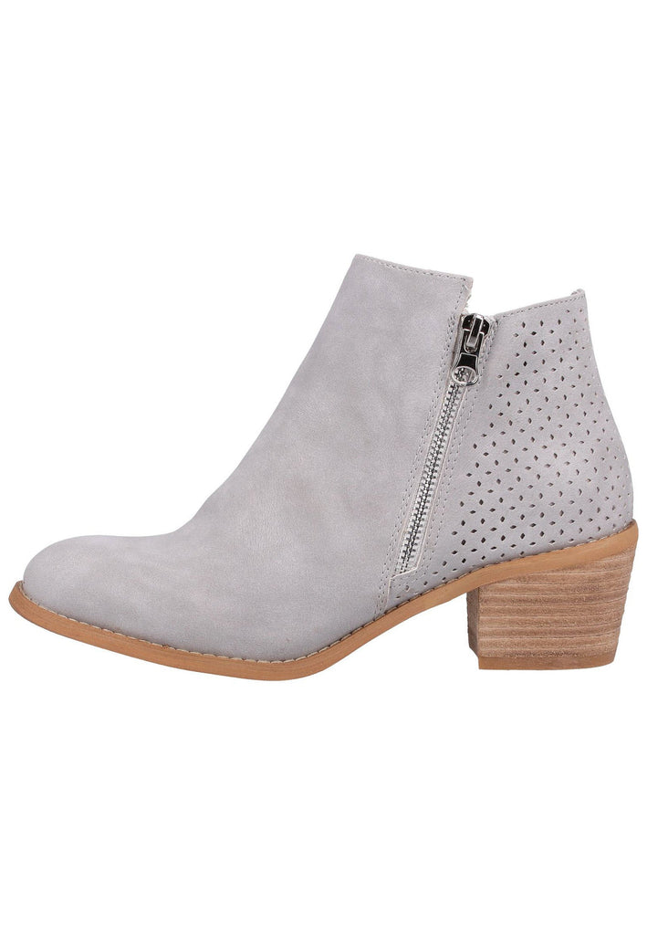 Chiemsee Stiefelette Lederimitat Grau