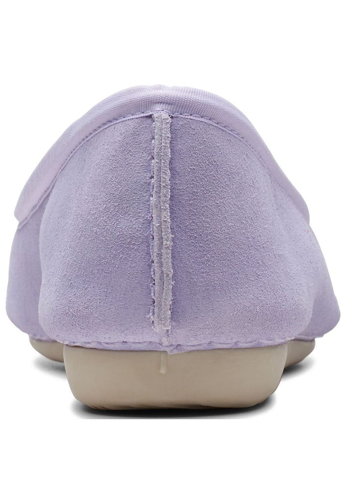 Clarks Ballerinas Leder Lila