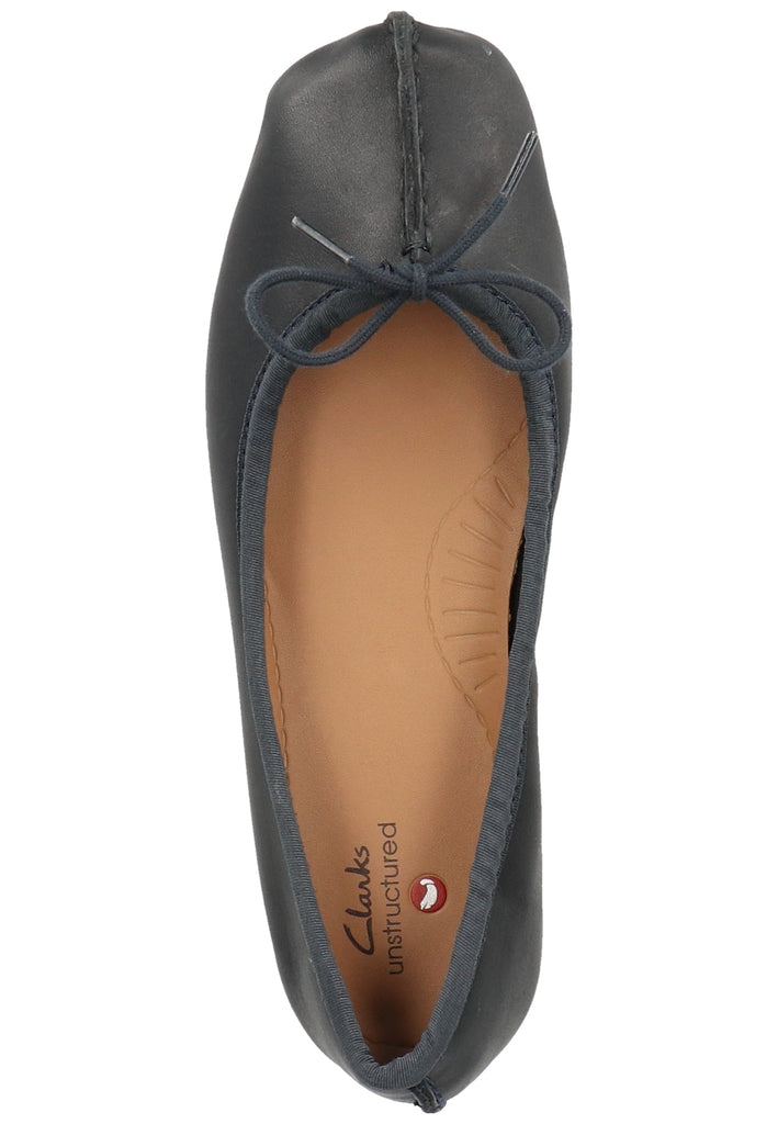 Clarks Ballerinas Leder Navy