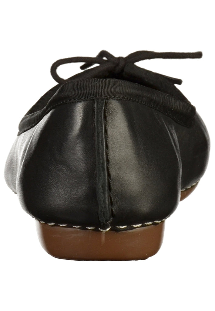 Clarks Ballerinas Leder Schwarz