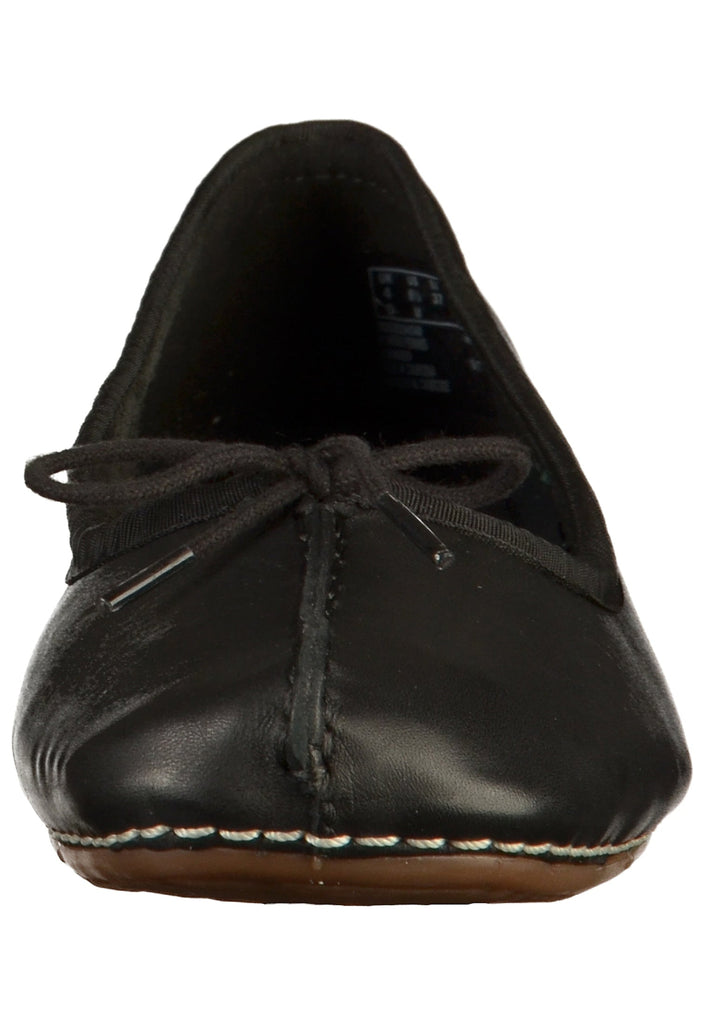 Clarks Ballerinas Leder Schwarz