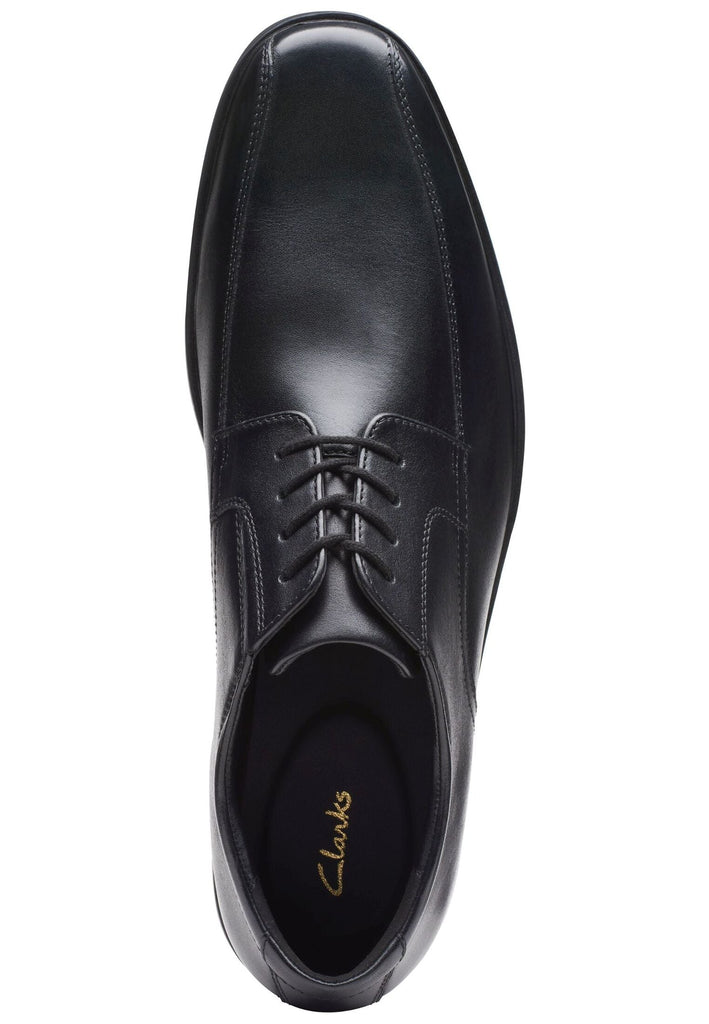 Clarks Businessschuhe Leder Schwarz