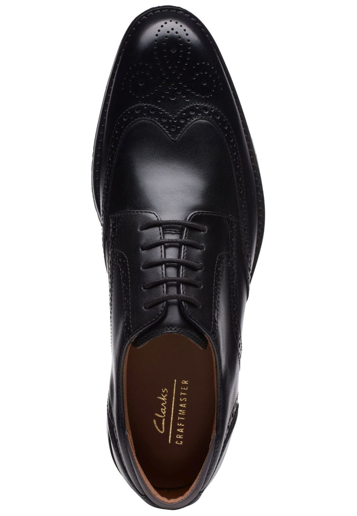 Clarks Businessschuhe Leder Schwarz