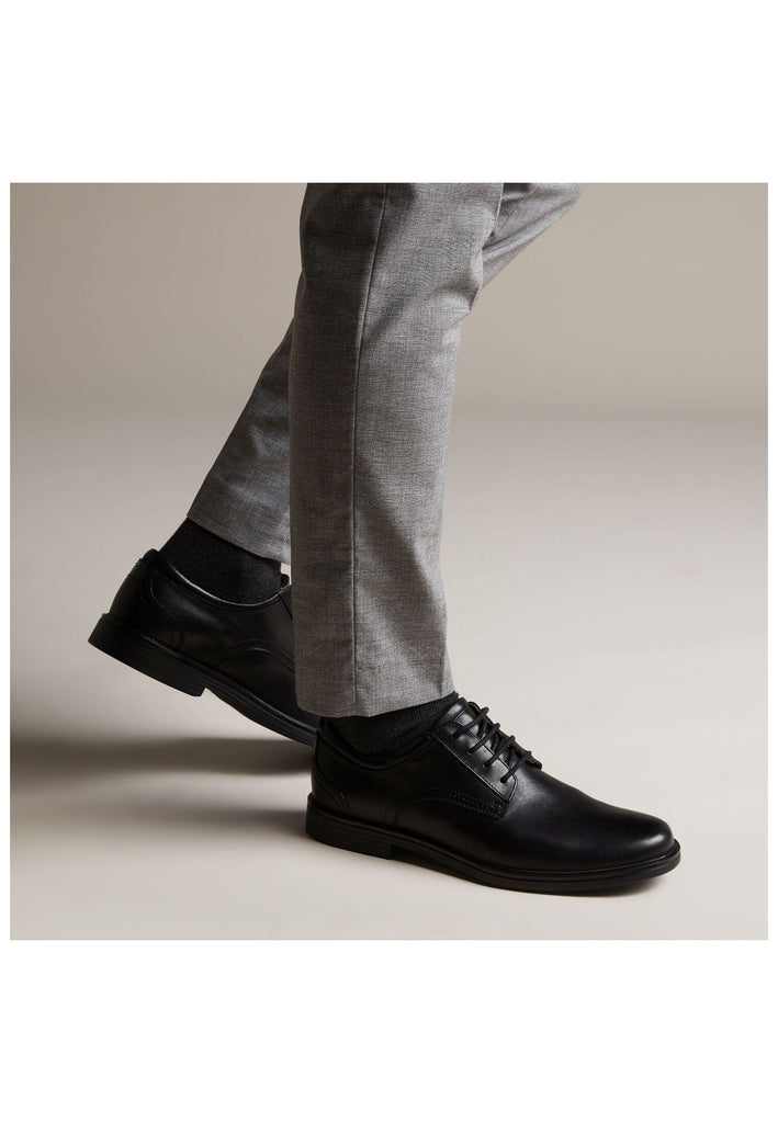 Clarks Businessschuhe Leder Schwarz