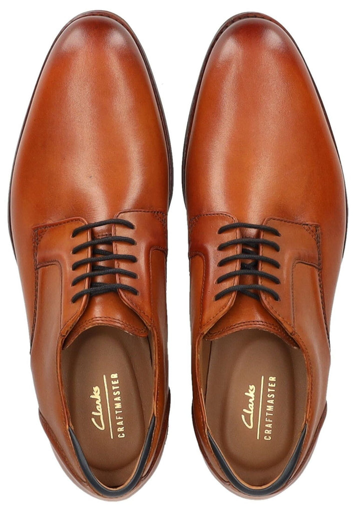 Clarks Businessschuhe Leder Tan