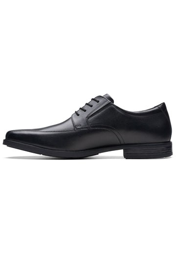 Halbschuhe Clarks Businessschuhe Leder Schwarz