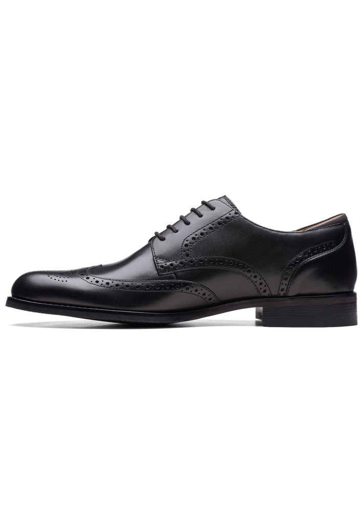 Halbschuhe Clarks Businessschuhe Leder Schwarz