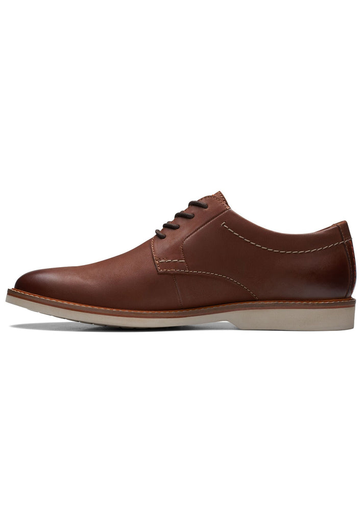 Halbschuhe Clarks Businessschuhe Leder Tan