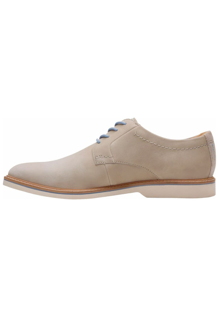 Halbschuhe Clarks Businessschuhe Nubukleder Hellgrau