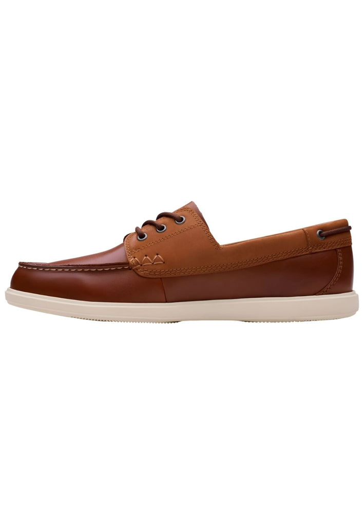 Halbschuhe Clarks Halbschuhe Leder Braun