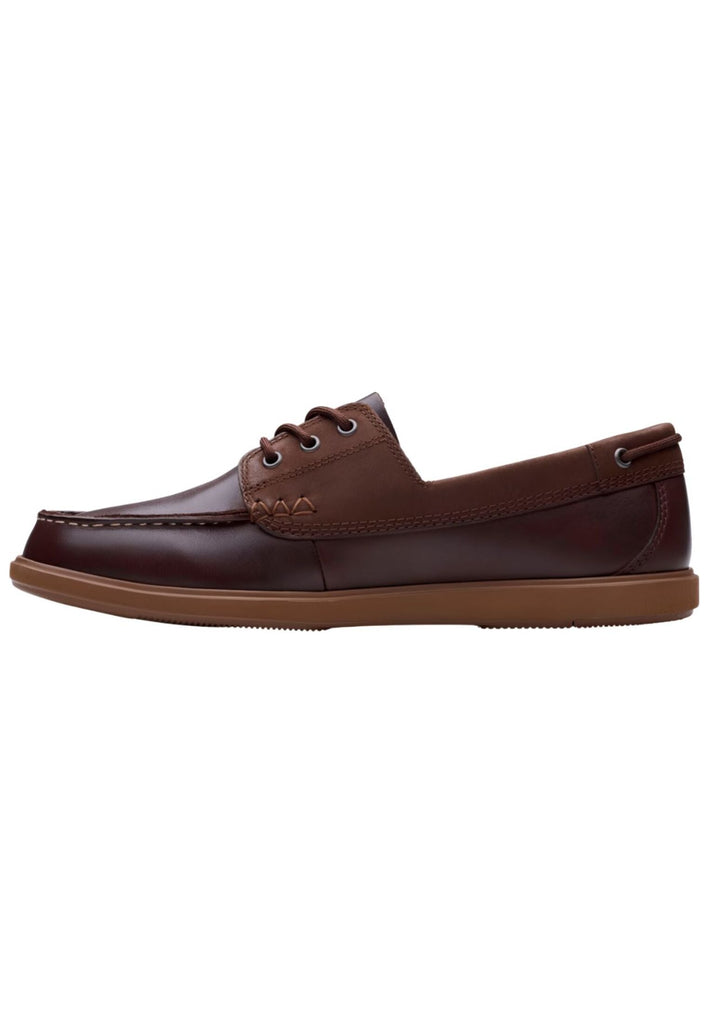 Halbschuhe Clarks Halbschuhe Leder Dunkelbraun