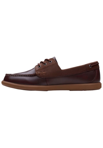 Halbschuhe Clarks Halbschuhe Leder Dunkelbraun