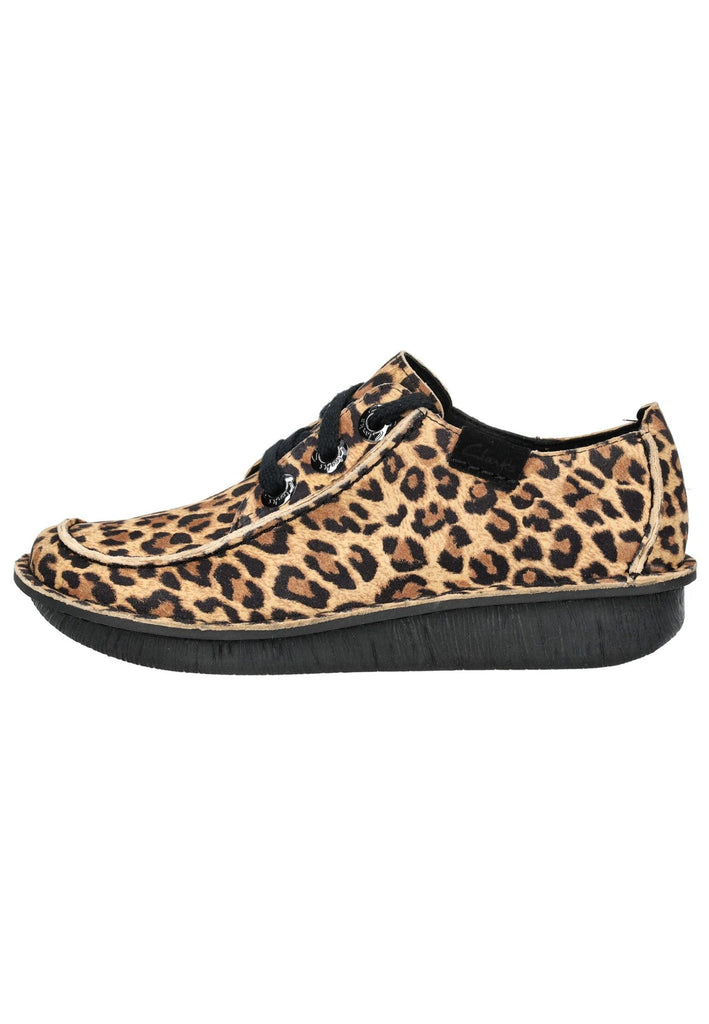Halbschuhe Clarks Halbschuhe Leder Leopard