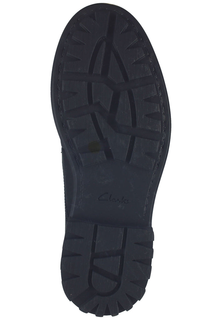 Halbschuhe Clarks Halbschuhe Leder Schwarz