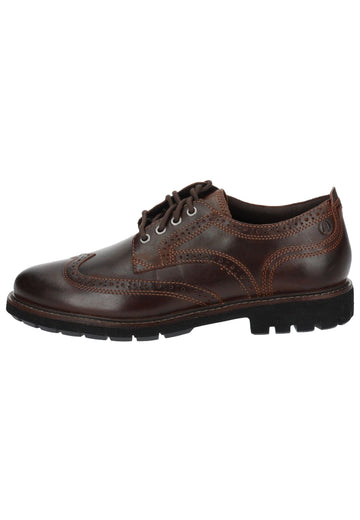 Halbschuhe Clarks Halbschuhe Leder Tan