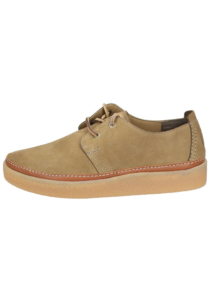 Halbschuhe Clarks Halbschuhe Nubukleder Beige