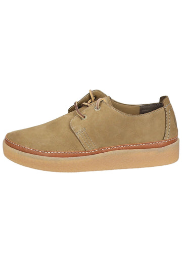 Halbschuhe Clarks Halbschuhe Nubukleder Beige