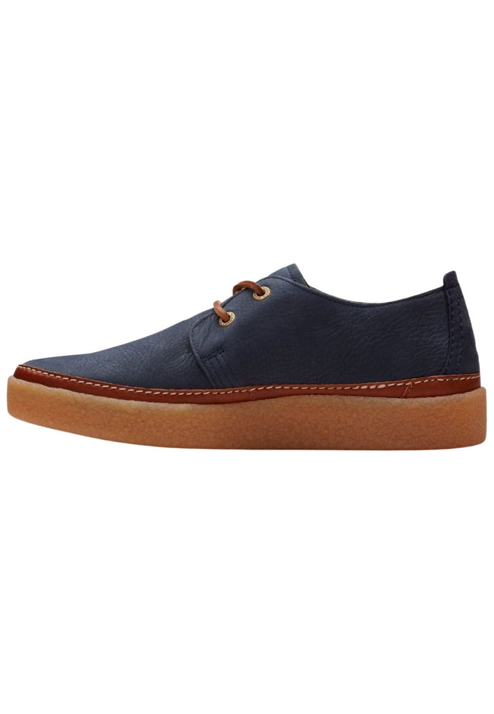 Halbschuhe Clarks Halbschuhe Nubukleder Navy