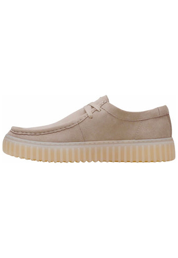 Halbschuhe Clarks Halbschuhe Veloursleder Hellgrau