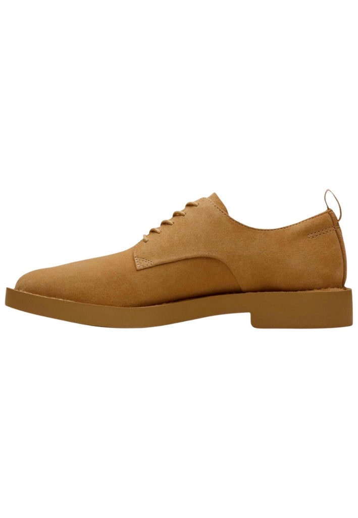 Halbschuhe Clarks Halbschuhe Veloursleder Sand