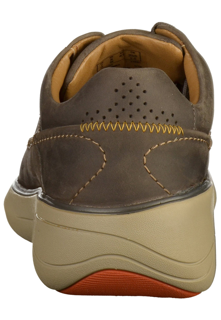 Clarks Halbschuhe Leder Dunkelgrau