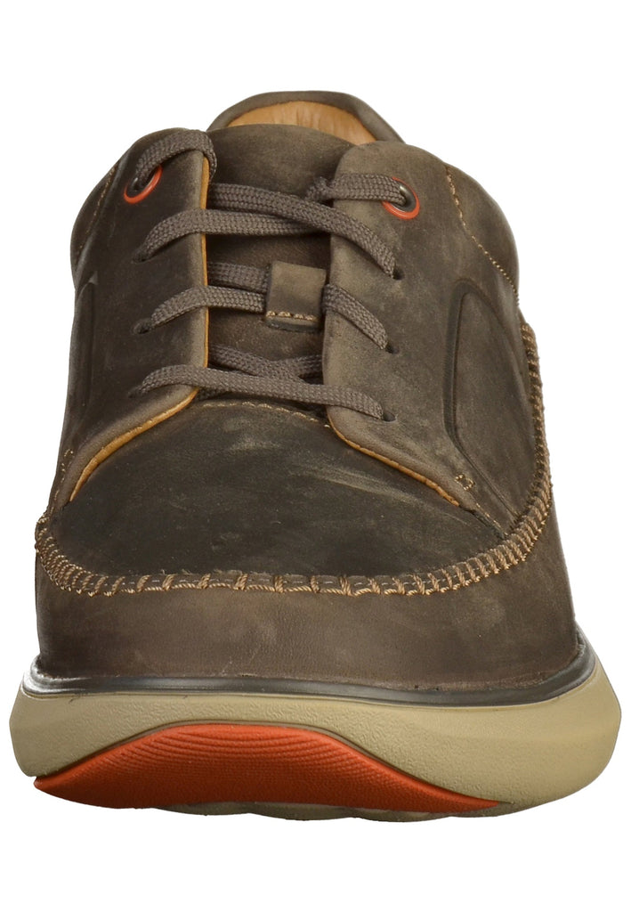 Clarks Halbschuhe Leder Dunkelgrau
