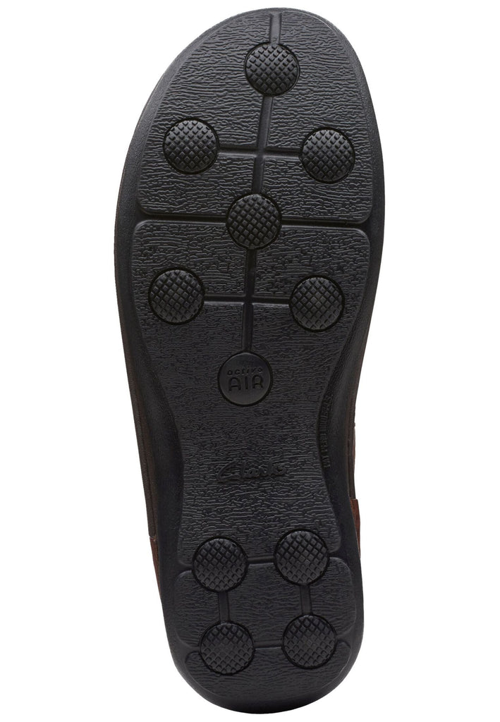 Clarks Halbschuhe Leder Mahagony