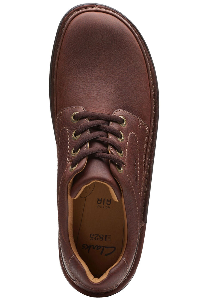 Clarks Halbschuhe Leder Mahagony