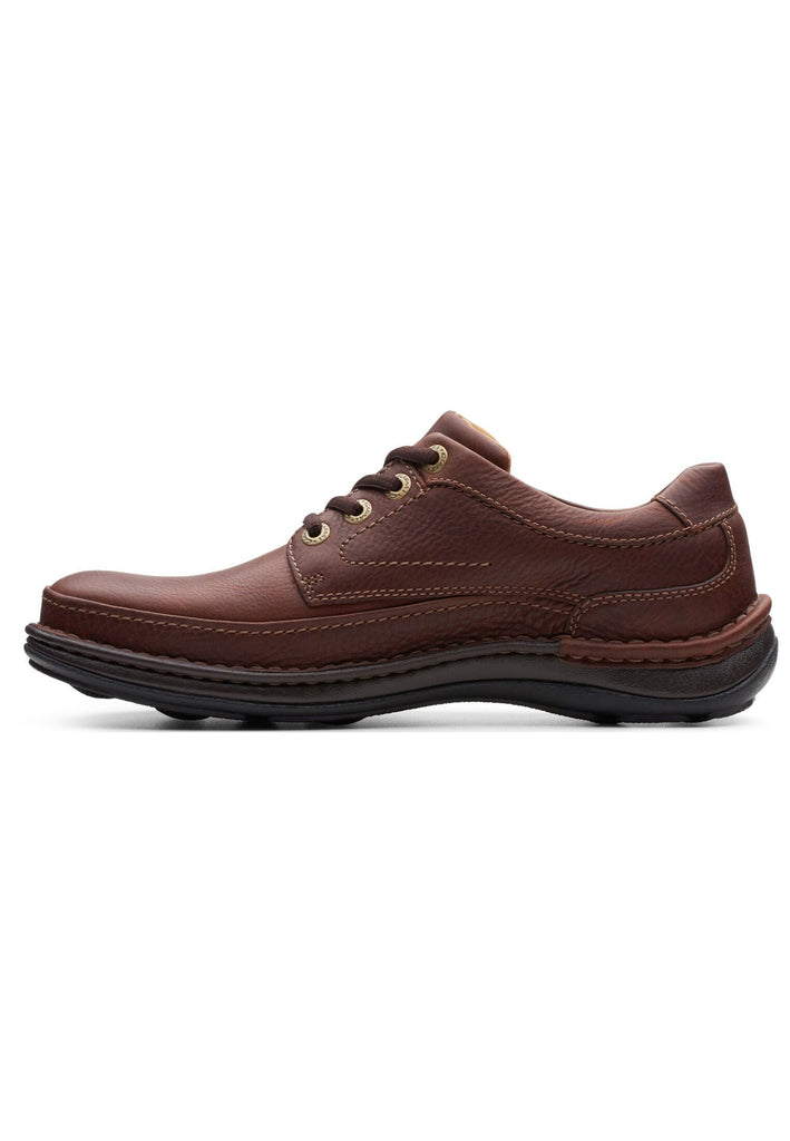 Clarks Halbschuhe Leder Mahagony