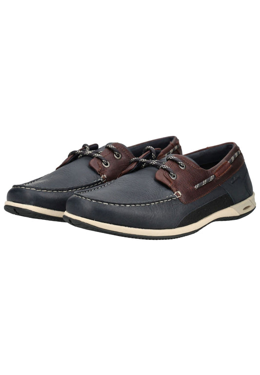 Clarks Halbschuhe Leder Navy