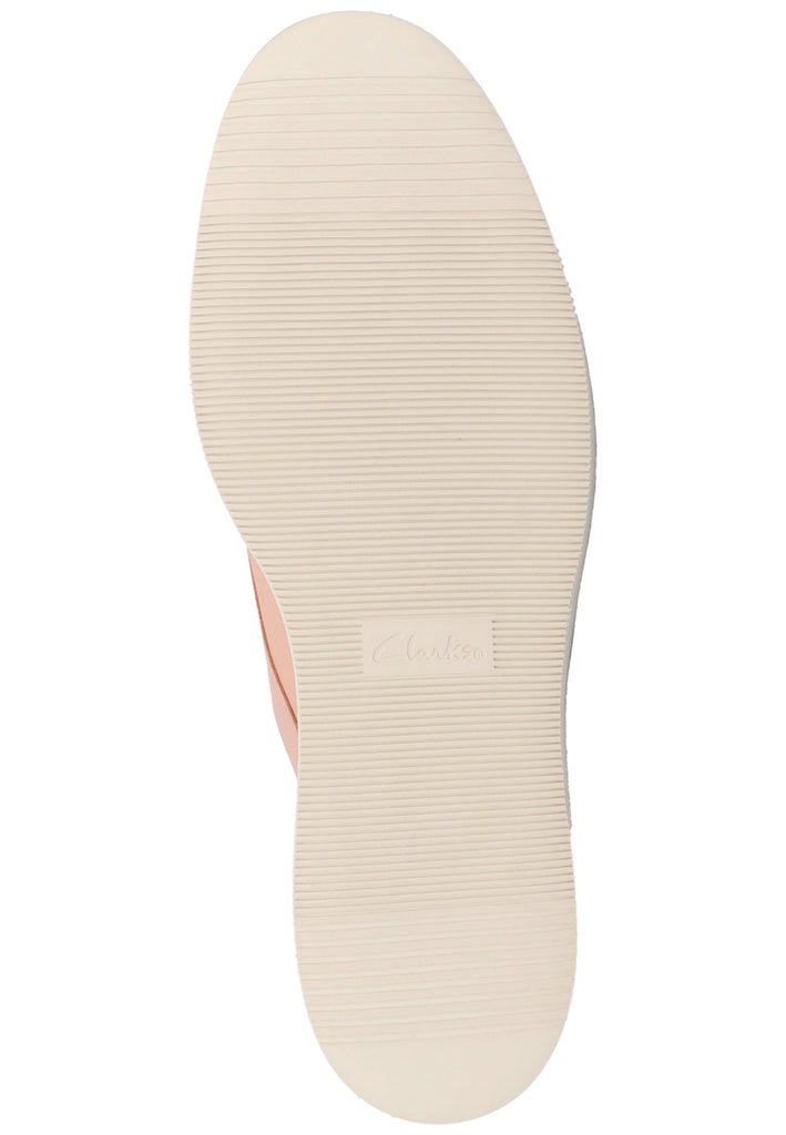 Clarks Halbschuhe Leder Pink