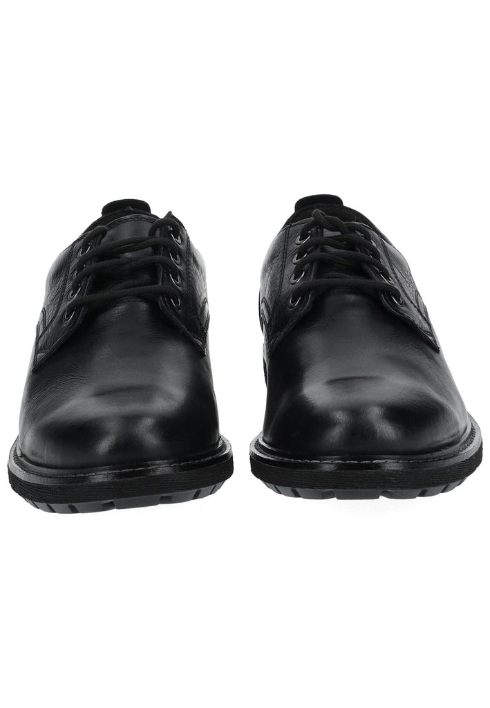 Clarks Halbschuhe Leder Schwarz