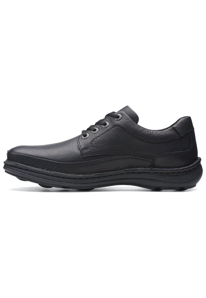 Clarks Halbschuhe Leder Schwarz