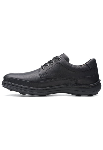 Clarks Halbschuhe Leder Schwarz