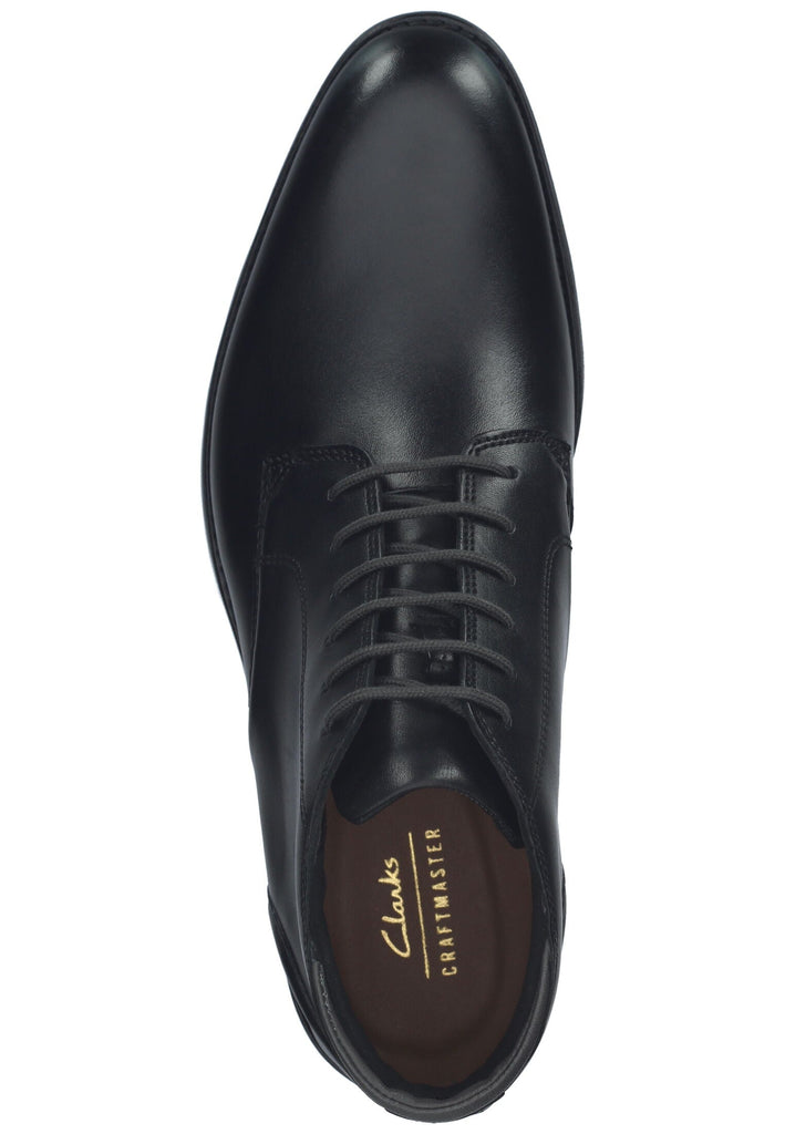 Clarks Halbschuhe Leder Schwarz