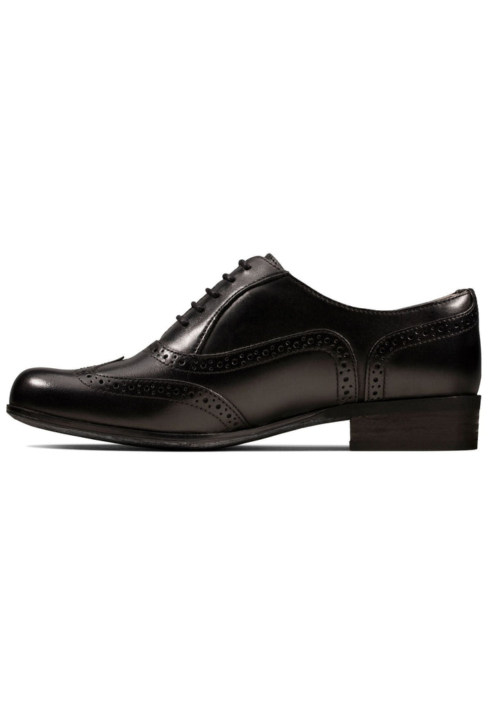 Clarks Halbschuhe Leder Schwarz