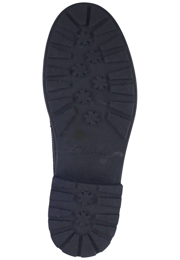 Clarks Halbschuhe Leder Schwarz