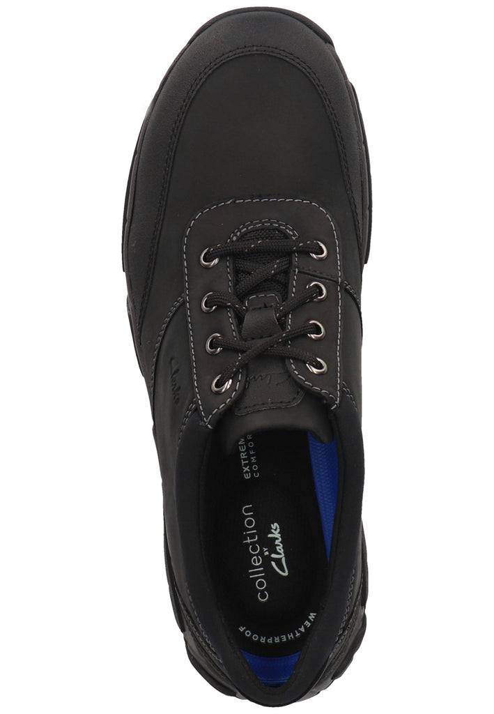 Clarks Halbschuhe Leder Schwarz