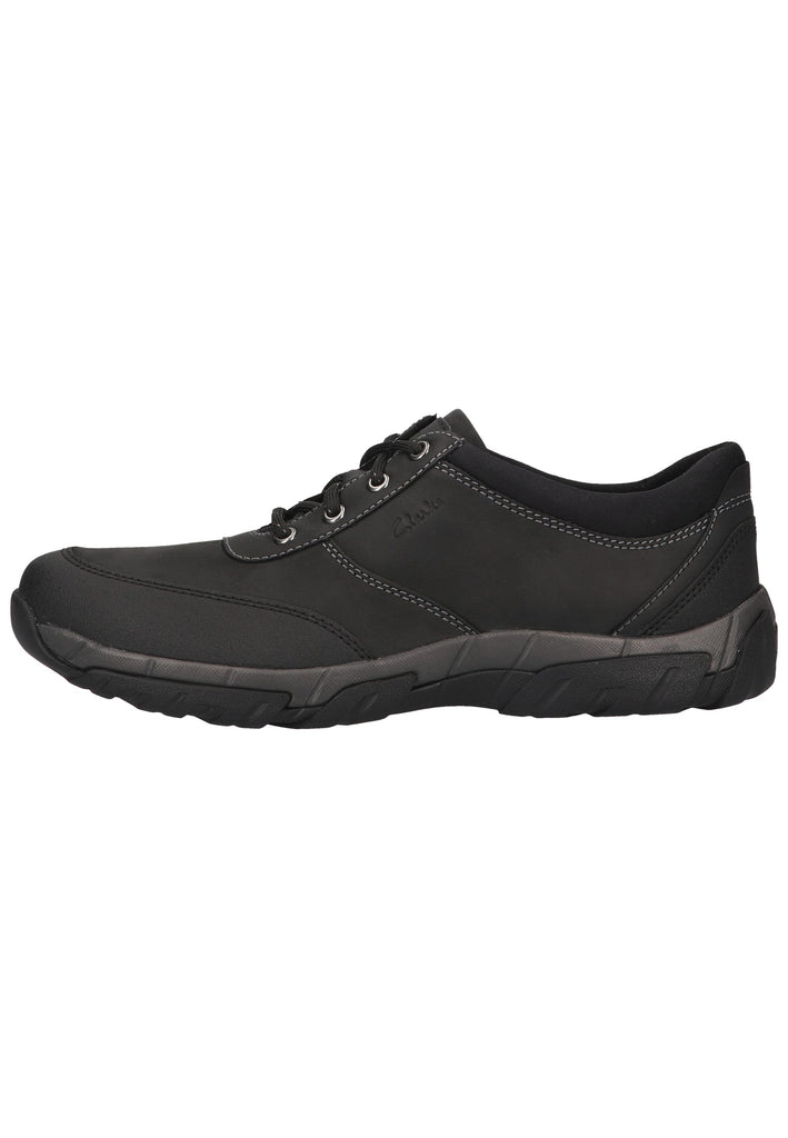 Clarks Halbschuhe Leder Schwarz