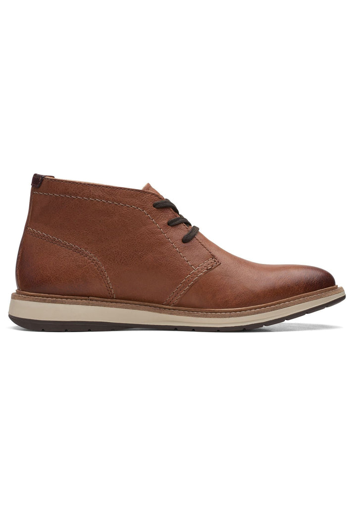 Clarks Halbschuhe Leder Tan