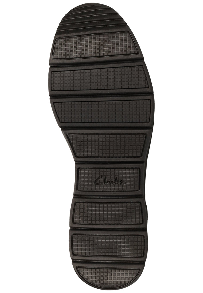 Clarks Halbschuhe Leder/Textil Schwarz