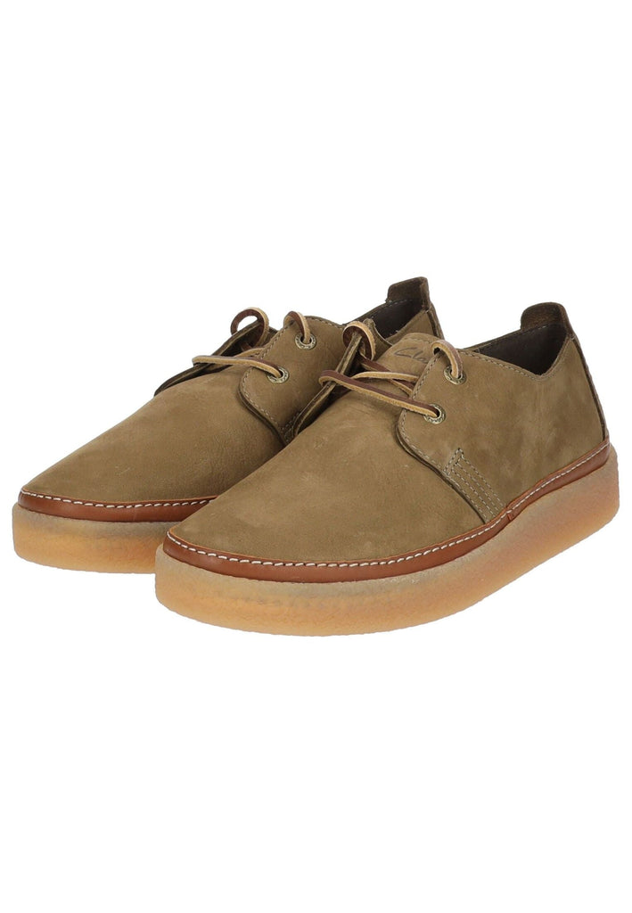 Clarks Halbschuhe Nubukleder Beige